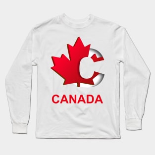 Canada Flag. Long Sleeve T-Shirt